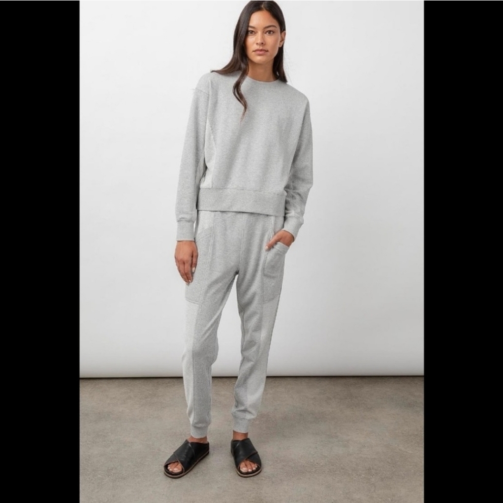 Rails Kai Heather Grey Terry Sweatpants Size XS